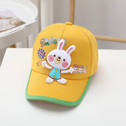 Spring/Summer Girls' Baseball Caps for Ages 2-5