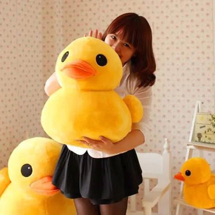 Yellow Duck Plush Toy and Pillow