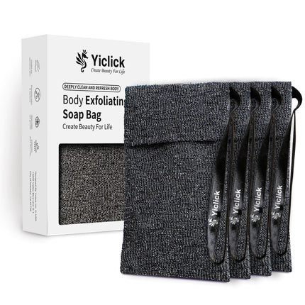 Yiclick Soap Savers for Bar Soap (4 Pack) Soap Bags for Soap Bars Soap Loofah Pouch Bar Soap Holder for Shower Bath Soap Loofah Sponge Soap Mesh Net Sock Exfoliating Body Scrubber Washcloth Cloth - Lamarshop1