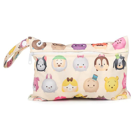 Cartoon Mini Zipper Diaper Bag & Makeup Cotton Pouch - Lamarshop1
