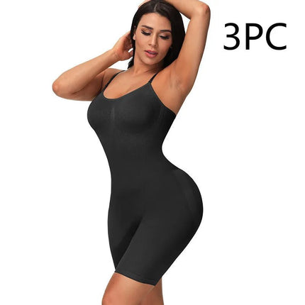 Women's Seamless Body Shaping Bodysuit Thin Elastic Body Shaping Bodysuit Wholesale Tight Tummy Tummy - Lamarshop1
