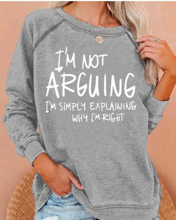 Casual Printed Sweatshirt for Spring and Autumn - Lamarshop1