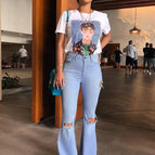 Style1 light blue / 2XL