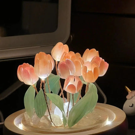 Handmade Tulip Night Light - Lamarshop1