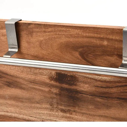 Stainless Steel Single Rod Towel Rack for Cabinet Doors - Lamarshop1