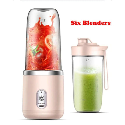 Portable Electric Juicer 400ml Lemon Orange Fruit Squeezer Multifunction Mixer Fruit Smoothie Blender Household Appliances - Lamarshop1