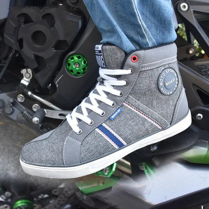 Breathable Short Riding Boots for Motorcycle Protection - Lamarshop1