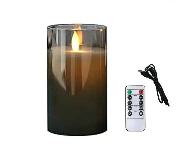 USB Rechargeable LED Pillar Candles - Lamarshop1