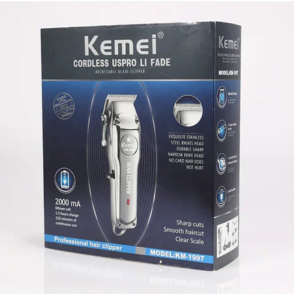 Kemei Rechargeable Electric Hair Clipper for Men