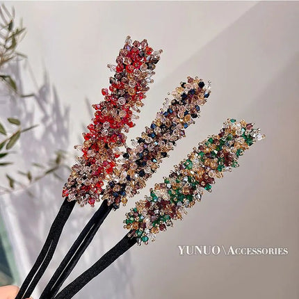 Crystal Hair Bun Maker for Easy Hairstyles (Women) - Lamarshop1