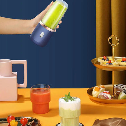 Portable Electric Juicer 400ml Lemon Orange Fruit Squeezer Multifunction Mixer Fruit Smoothie Blender Household Appliances - Lamarshop1