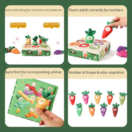 Plush Carrot Pulling Toy