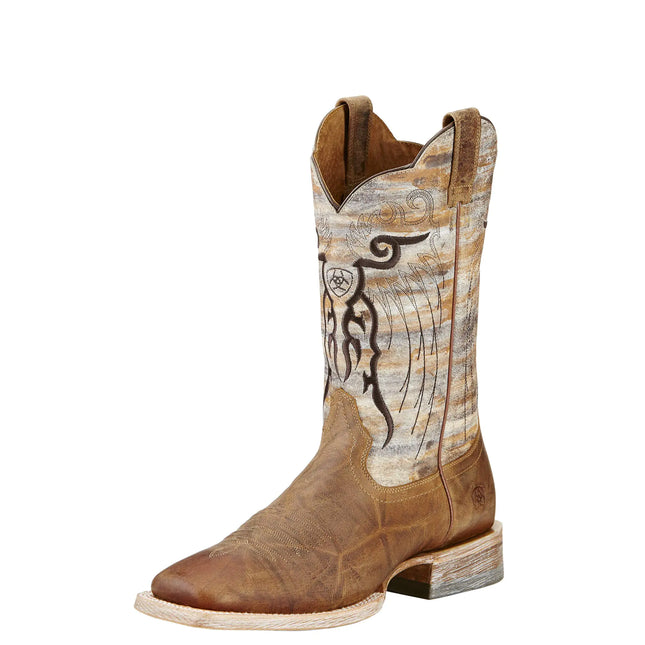 ARIAT BMVY9 Mens Mesteno Western Boot Dust Devil Tan/Marble 8 - Lamarshop1