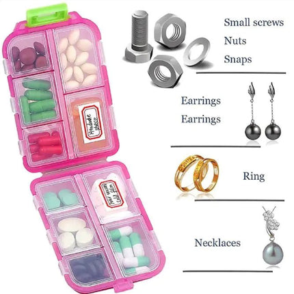 10 Grids Pill Organize Storage - Lamarshop1
