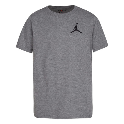 Jordan Boys Jumpman Air Embroidered Tee (Big Kids) Carbon Heather XL (20 Big Kid)