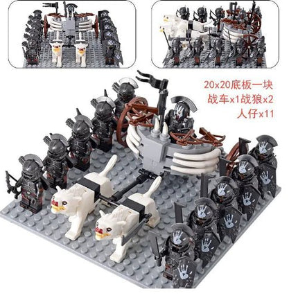 Medieval Haradrim Mammoth Knights Orc War Elephant Set