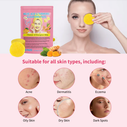 Turmeric Kojic Cleansing Pads