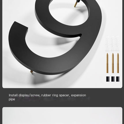Acrylic Floating House Number