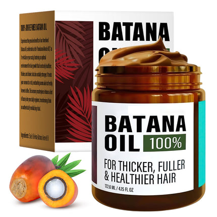 Azure Batana Oil for Hair Growth Azure Batana Oil Batana Oil100% Honduran Oil Batana Oil for Frizz Split Ends Texture & Shine Healthier Hair Batana Natural Organic and Hair Growth Oil (1pcs)