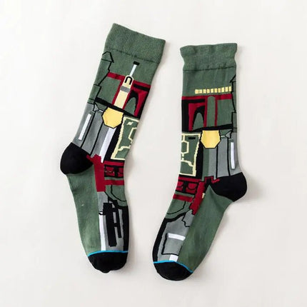 Star Wars Themed Socks, Long Socks - Lamarshop1