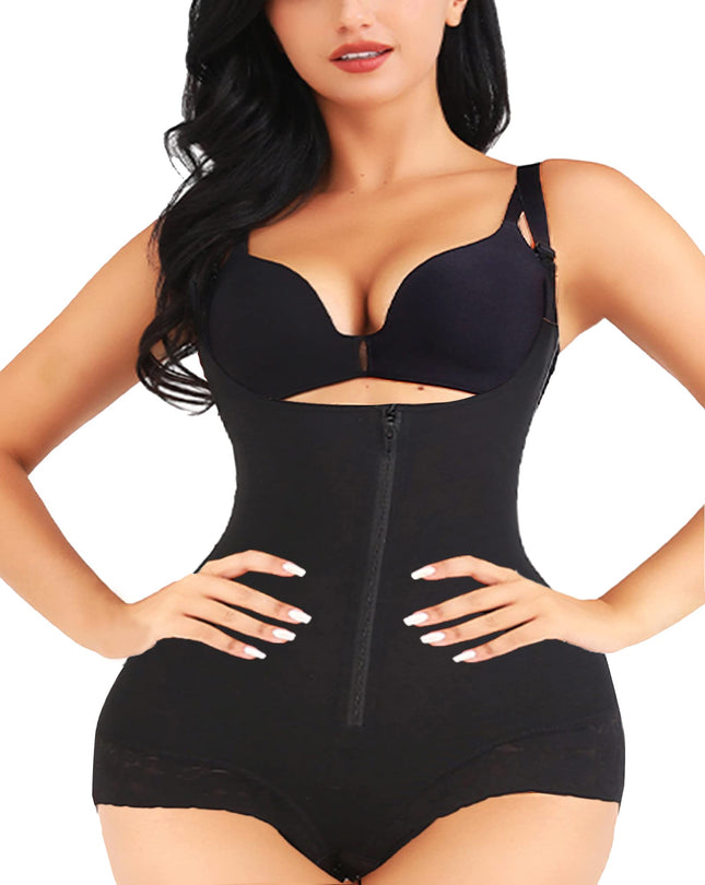 Shapewear Bodysuit Shapewear for Women Tummy Control Bodysuit Full Body Shaper for Women Body Shapewear Faja Colombiana (Black XX - Large) - Lamarshop1