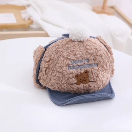 Children's Cashmere Baseball Caps for Boys