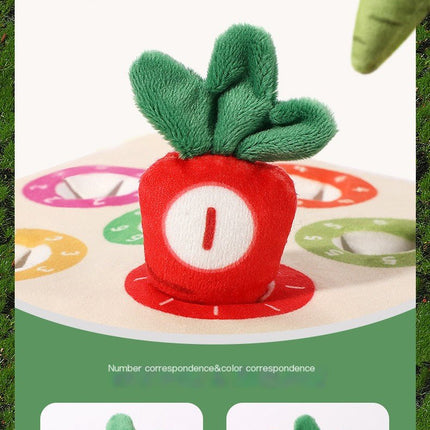 Plush Carrot Pulling Toy