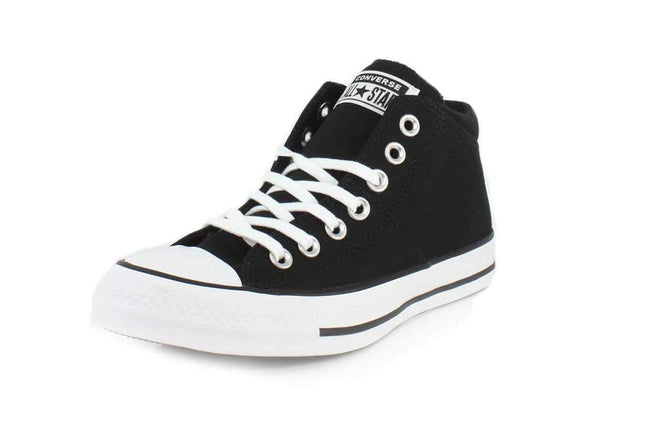 Converse Womens Chuck Taylor All Star Madison Mid Top Sneaker Black/Black/White 11 M US