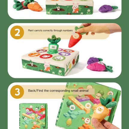 Plush Carrot Pulling Toy