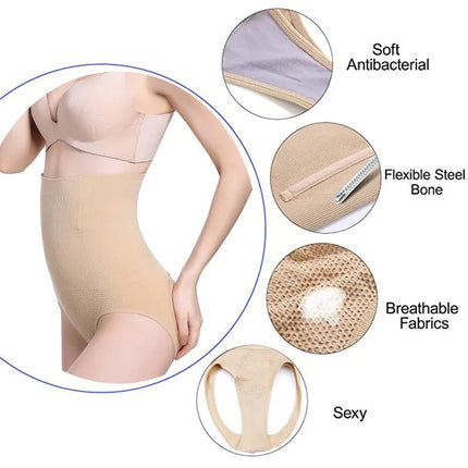 Seamless High - Waist Tummy Control Thong for Women - Lamarshop1