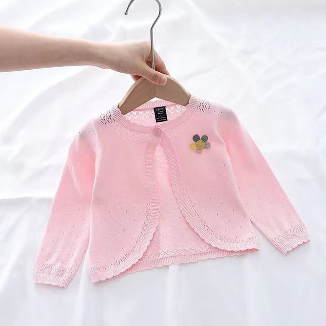 Baby Air Conditioned Knitted Cardigan for 1-3 Years