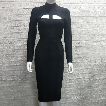 Trendy Halter Neck Sexy Dress with Cutout Design