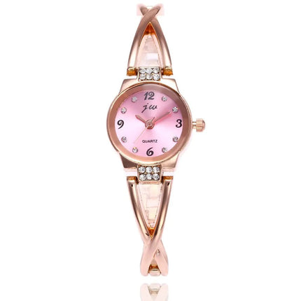 Waterproof Quartz Watch and Bracelet for Women
