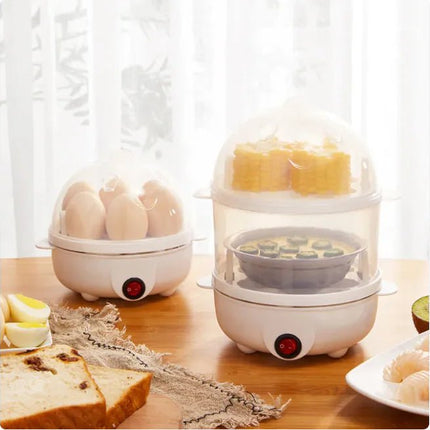 Double - Layer Stainless Steel Egg Poacher – Multifunctional Mini Cooker - Lamarshop1