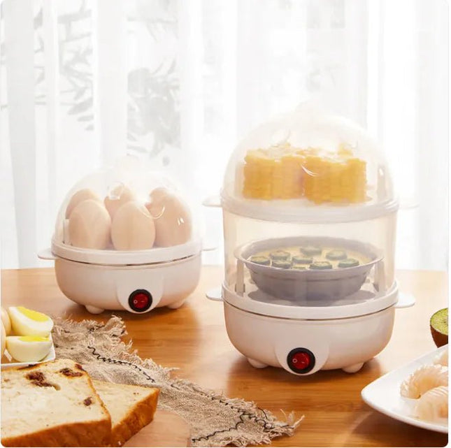 Double - Layer Stainless Steel Egg Poacher – Multifunctional Mini Cooker - Lamarshop1