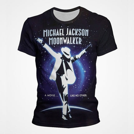 Michael Jackson 3D Print Polyester Men's T-Shirt