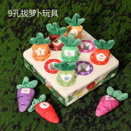 Plush Carrot Pulling Toy