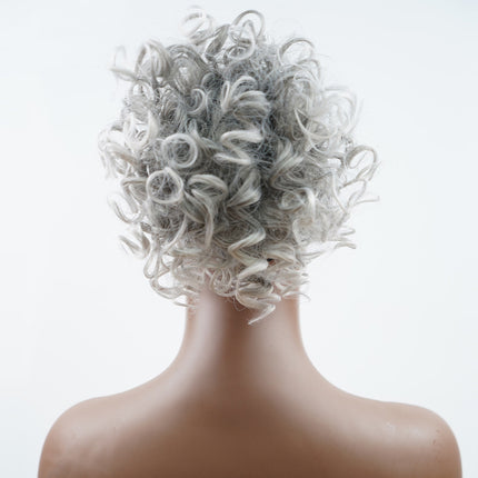 Curly High-Temperature Synthetic Hair Bun Accessories