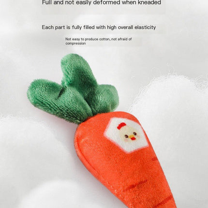 Plush Carrot Pulling Toy