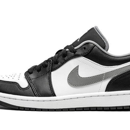 Nike Mens Air Jordan 1 Low Black/Particle Grey Black/Particle Grey/White 12