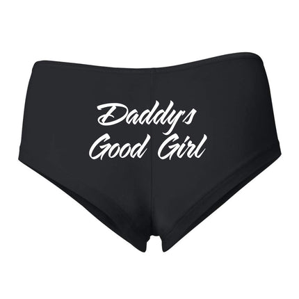 Wild Bobby Daddys Good Girl Sexy Naughty Slutty Womens Spandex Cotton Booty Short Black Large
