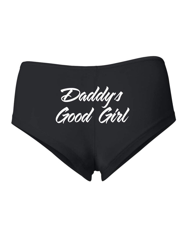 Wild Bobby Daddys Good Girl Sexy Naughty Slutty Womens Spandex Cotton Booty Short Black Large