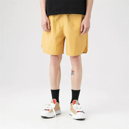 New Basic Style Solid Color Five - Point Pants - Lamarshop1