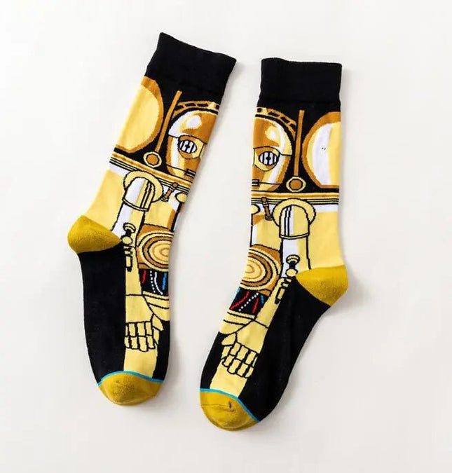 Star Wars Themed Socks, Long Socks - Lamarshop1