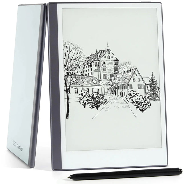 Android E - Ink ePaper Tablet Paperwhite eBook Reader Digital Notebook for Note Taking Drawing Paper White Graphics Notepad with Stylus and Case Cloud Sync and Screen Casting - Model Mini 9.7" Silver - Lamarshop1