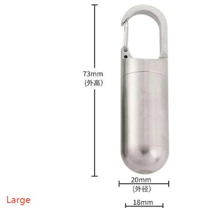 Portable Waterproof Stainless Steel Pill Box - Lamarshop1