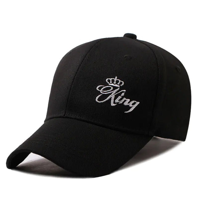 King N Queen Crown Embroidered Baseball Caps Set