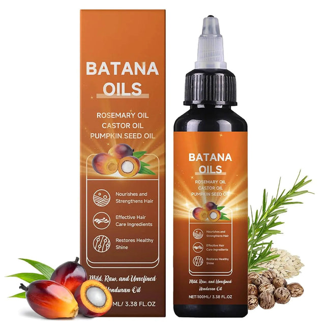 Batana Oil Rosemary Oil Castor Oil Pumpkin Seed Oil 4 - In - 1 Liquid Batana Oil for Hair Growth Liquid Batana Oil 100ml/ 3.38 fl.oz (1) - Lamarshop1