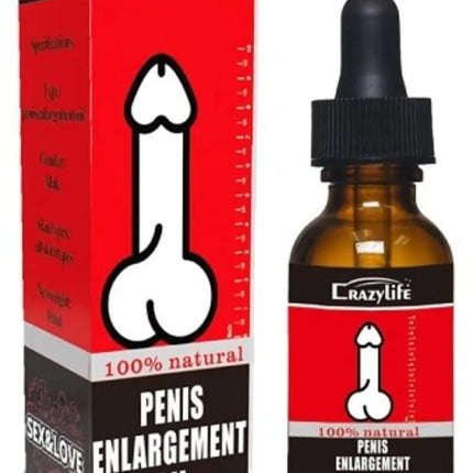 Massage Oil for Men Male Enlarge Oil Herbal Growth Oil Fast Big Thick Long by CrazyLife Enlargement Oil for Men Increase 10ML - Lamarshop1