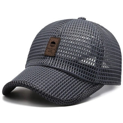 KECOP Mesh Caps for WomenBreathable Full Mesh Hat for MenQuick Dry Cooling Caps for WomenLightweight Trucker Sports HatsDark Grey